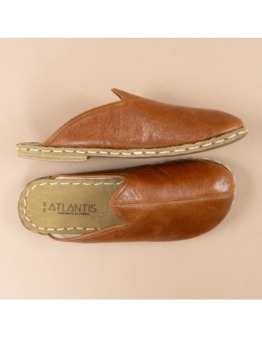 Men's Brown Barefoot Slippers Le MVP de beaucoup