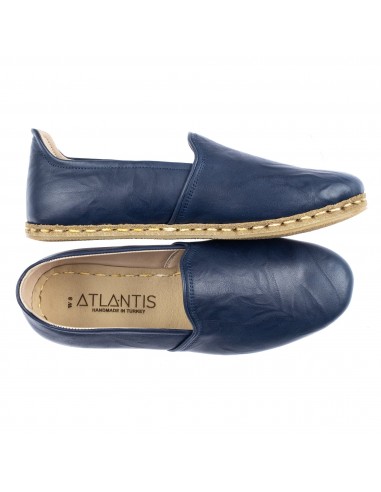 Men's Navy Slip On Shoes une grave pollution 