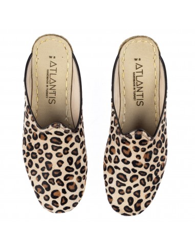 Men's Leopard Slippers solde