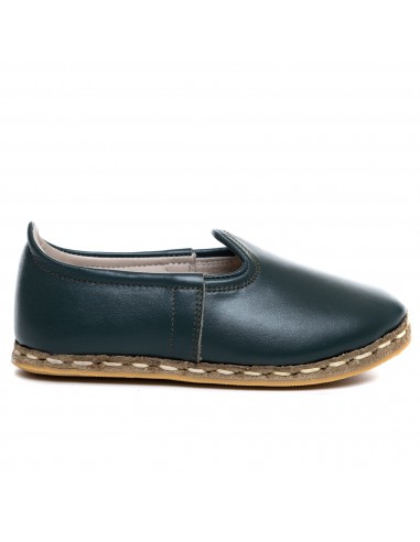 Kids Dark Green Leather Shoes l'évolution des habitudes 