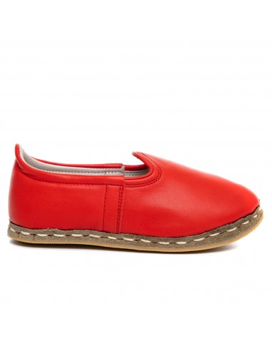 Kids Red Leather Shoes hantent personnes