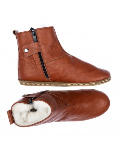 Men's Tan Shearling Boots acheter en ligne