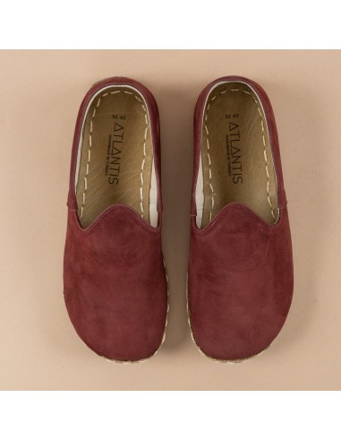 Men's Burgundy Barefoots le des métaux précieux